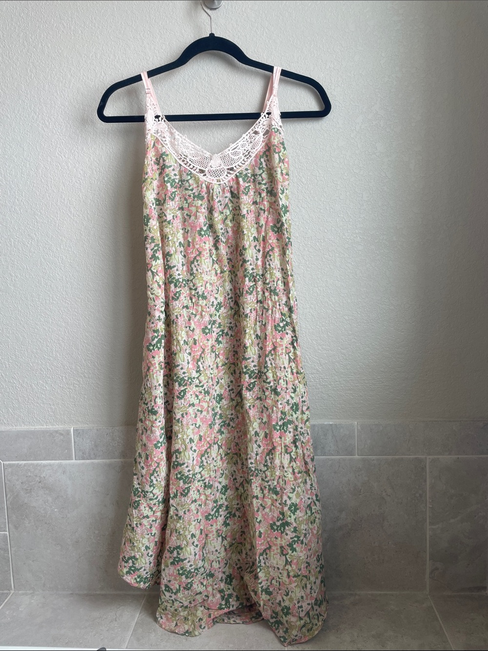 Papinelle Adeline Lace Front Maxi Nightgown